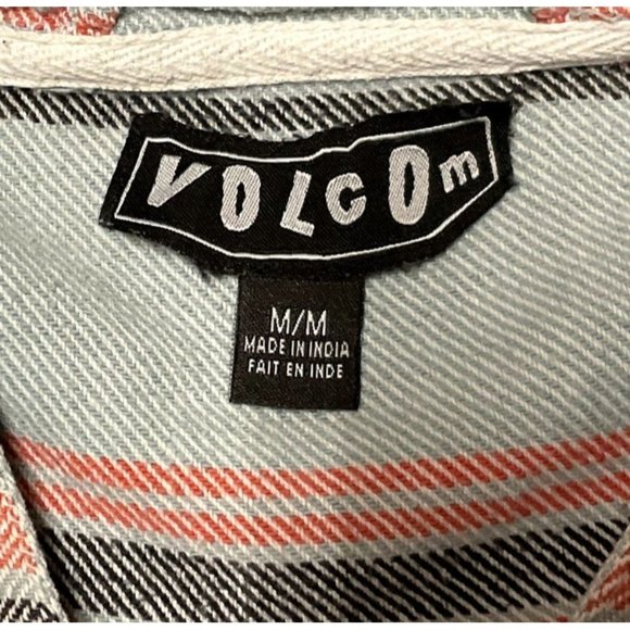 BLUE VOLCOM BEACH HOODIE SZ M HOODED SURFER JACKET DRUG RUG PULLOVER MENS - Picture 3 of 5